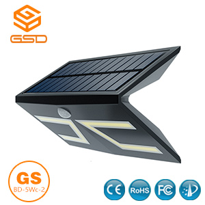 5Wc-2 Smart Solar Motion Sensor Light Black